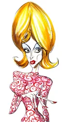 Chica Marciana de la película de ciencia ficción de 1996 Mars Attacks!